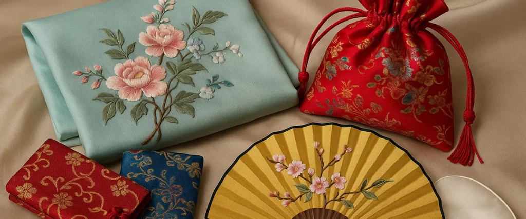Chinese silk products